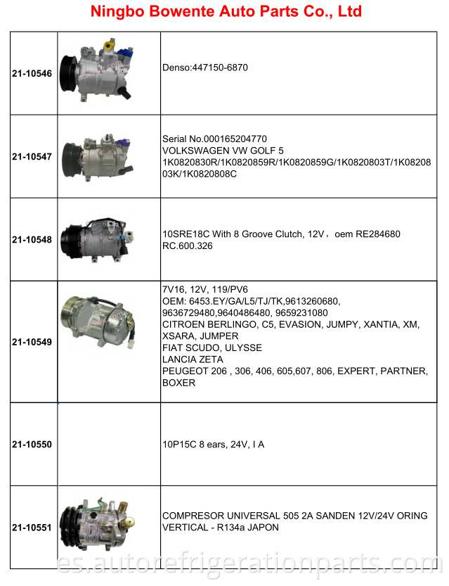 auto ac compressor